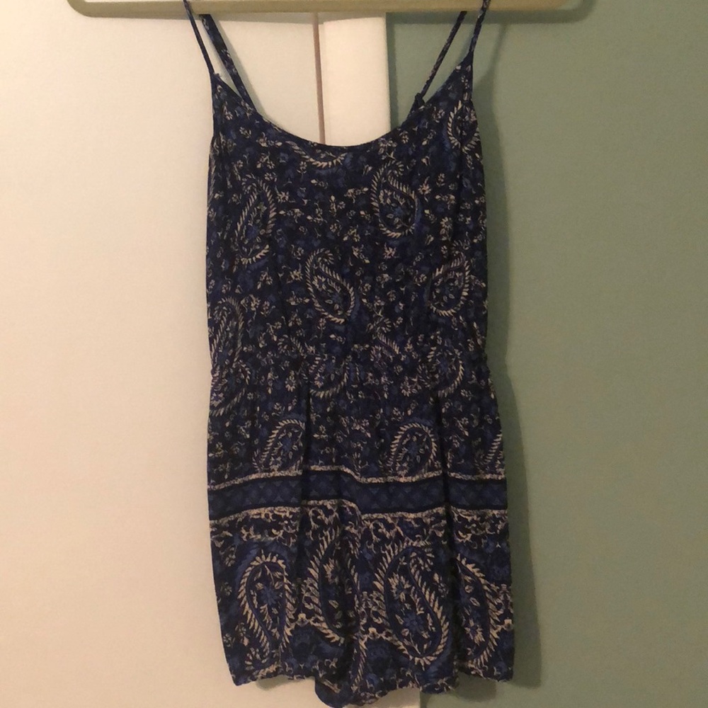 Aztec print romper